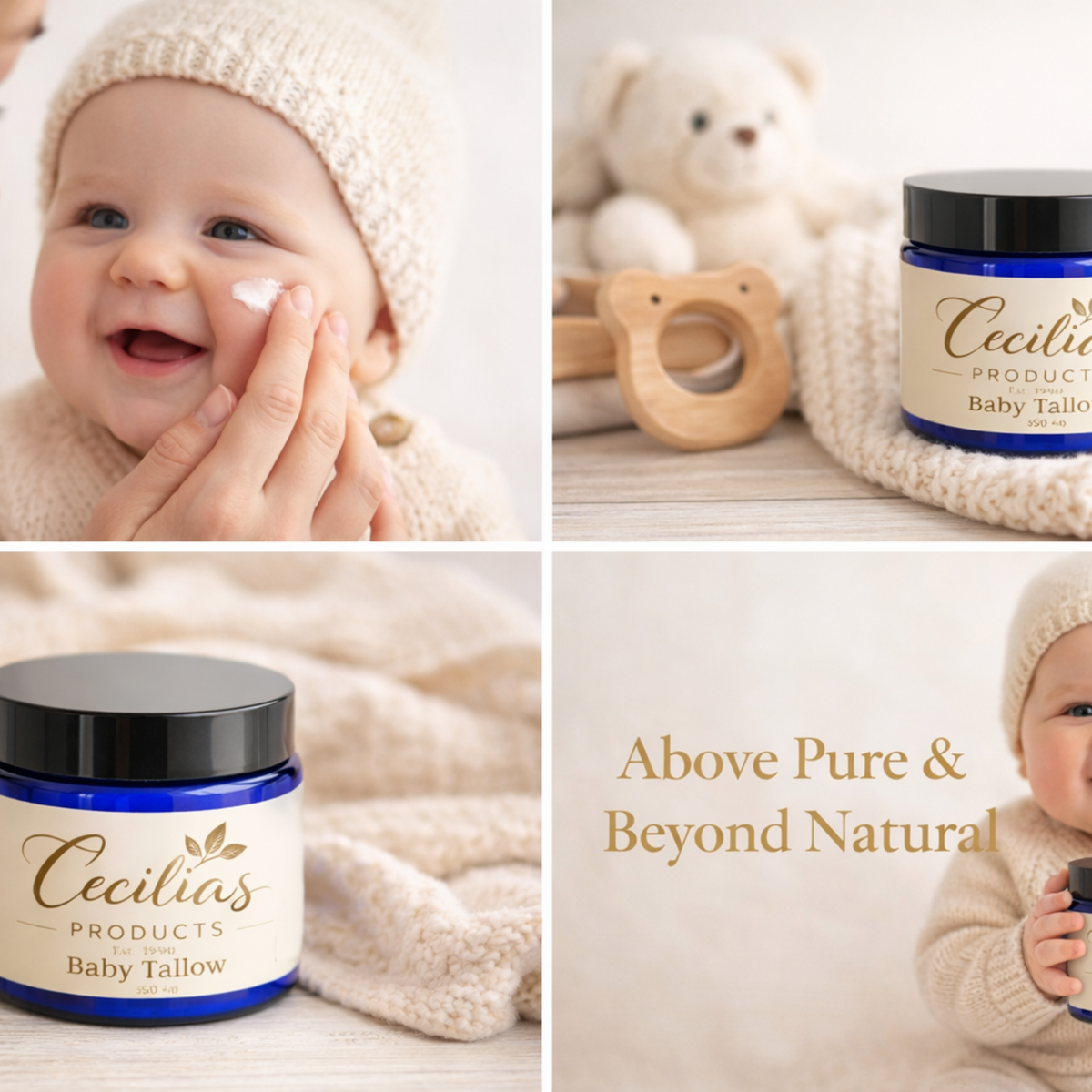 Tallow – Baby (Moisturizing, Calming & Soothing)