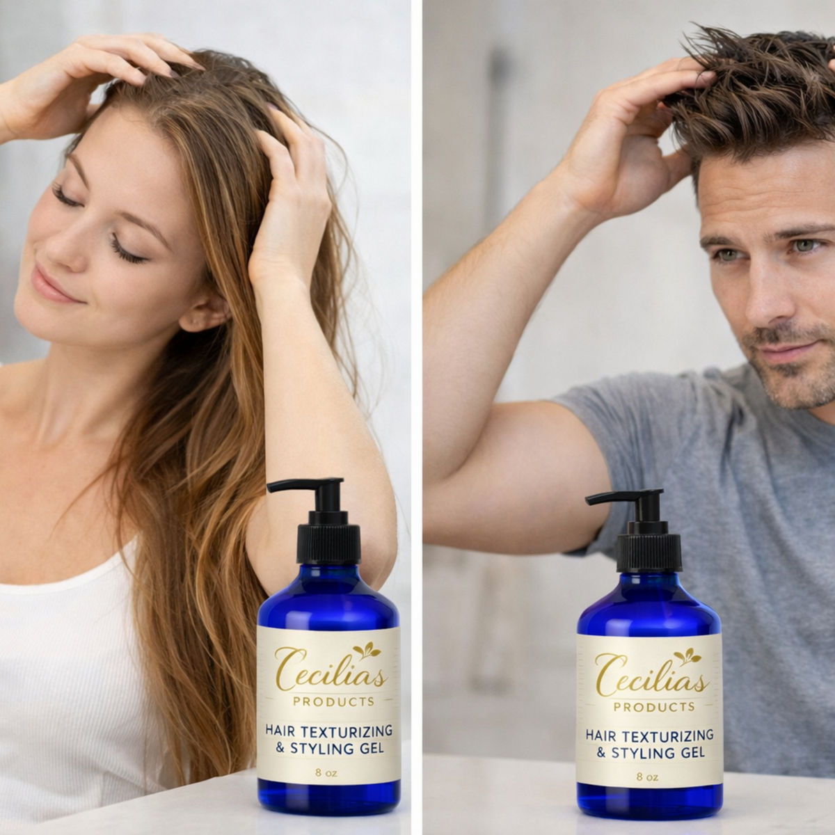 Hair Silk - Texturizing & Styling Gel for Wet or Dry Hair