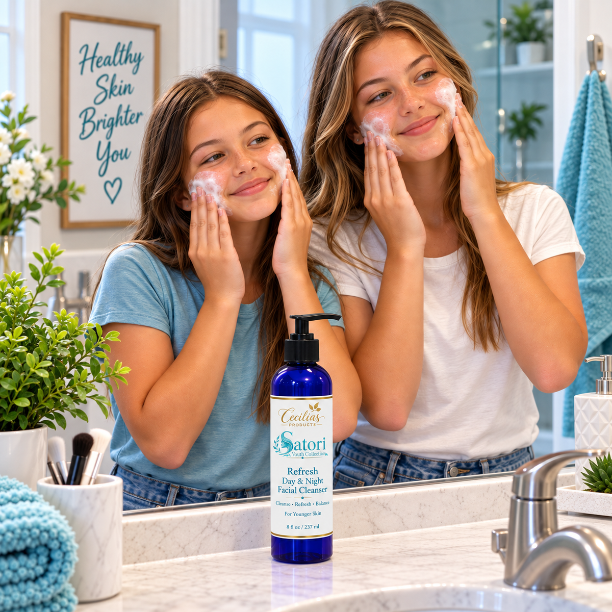 Satori Refresh Day & Night Facial Cleanser